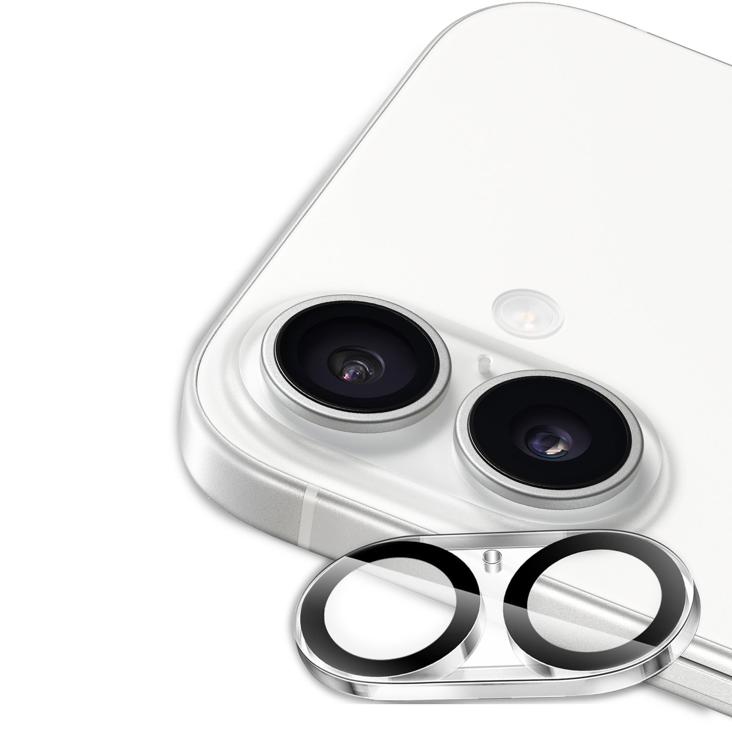 Kameraschutzglas für iPhone 16 / Plus, Whitestone CLenZ Camera Protector, 1 Stück (1/4)