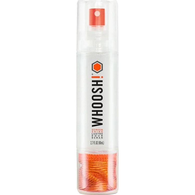 Bildschirm-Reinigungsset Whoosh! Screen Shine Grab and GO 80ml + Mikrofasertuch 7x10cm