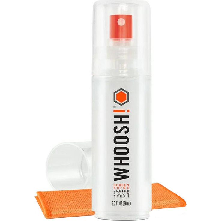 Bildschirm-Reinigungsset Whoosh! Screen Shine Grab and GO 80ml + Mikrofasertuch 7x10cm
