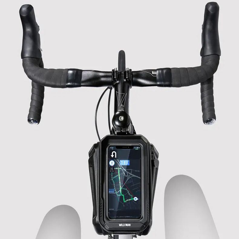 Fahrradhalterung, Rahmentasche Wildman XT6, Schwarz