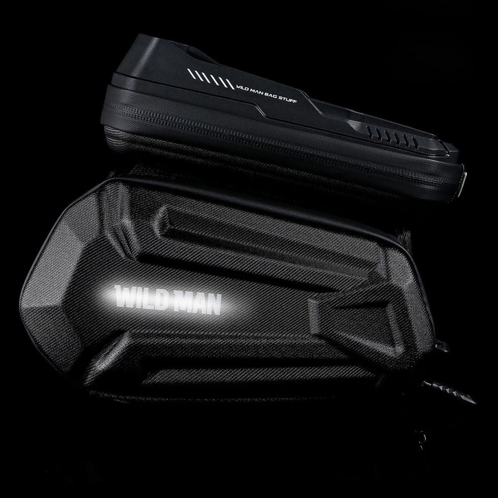 Fahrradhalterung, Rahmentasche Wildman XT6, Schwarz