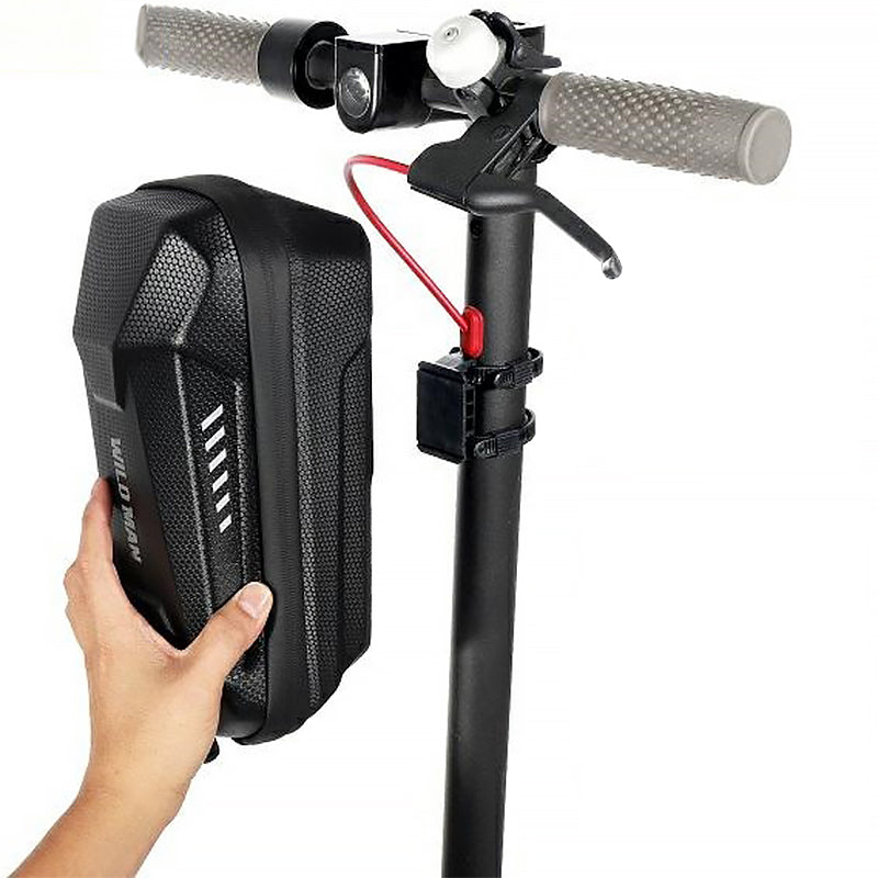 Lenker-/Gepäckträgertasche für Elektroroller, Wildman ES8X Max 4L, Schwarz