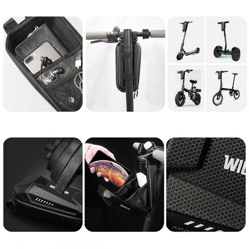 Lenkertasche für Roller, Wildman Hardpouch „M“, Schwarz