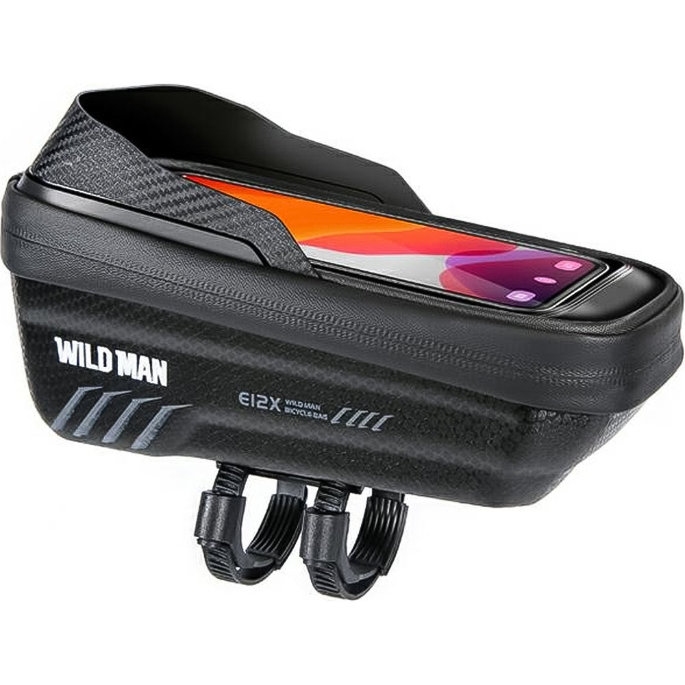 Fahrradhalterung, Rahmentasche Wildman M E12X, Schwarz