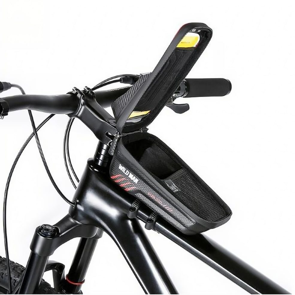 Fahrradhalterung, Rahmentasche Wildman M E12X, Schwarz