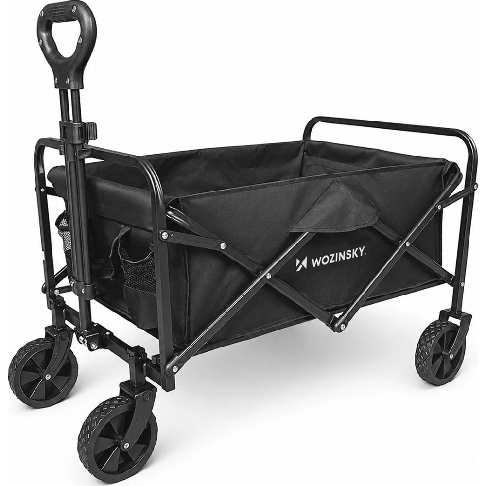 Strand- Reise- und Gartenwagen Wozinsky WZP-80 mit Sicherheitsnetz, bis 80 kg, Schwarz
