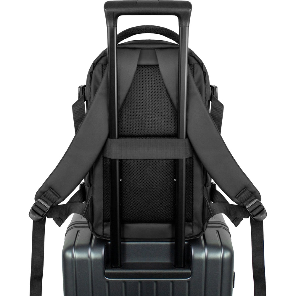 Reiserucksack mit Platz für einen Laptop, 20l, 40x20x25 cm, Wozinsky WPW-20L, Schwarz