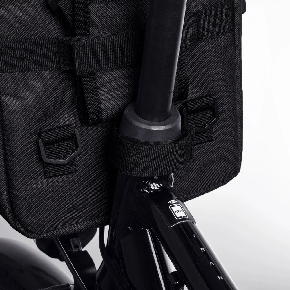 Wozinsky WSB6GR Sporttasche für den Lenker von Rollern/Fahrrädern mit Schultergurt, 5 l, Schwarz