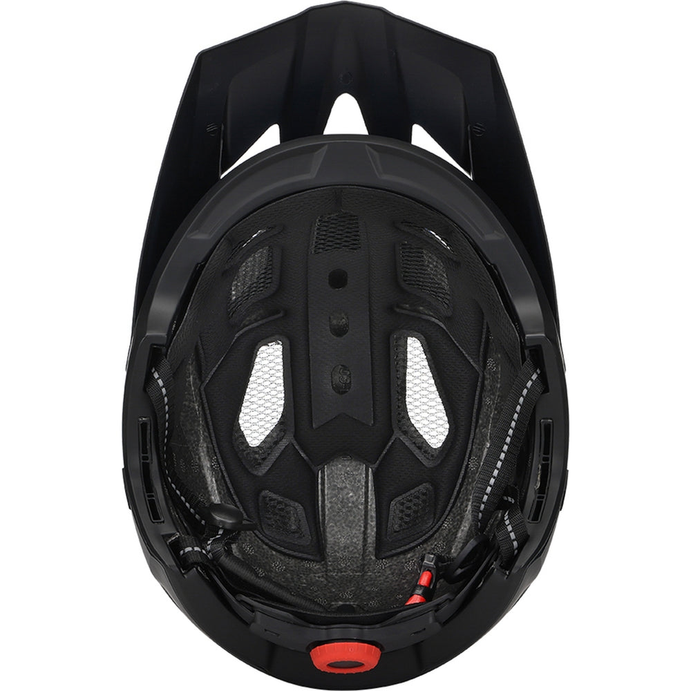 Fahrradhelm 57-62 cm mit abnehmbarem Visier, Wozinsky HT-009, Schwarz