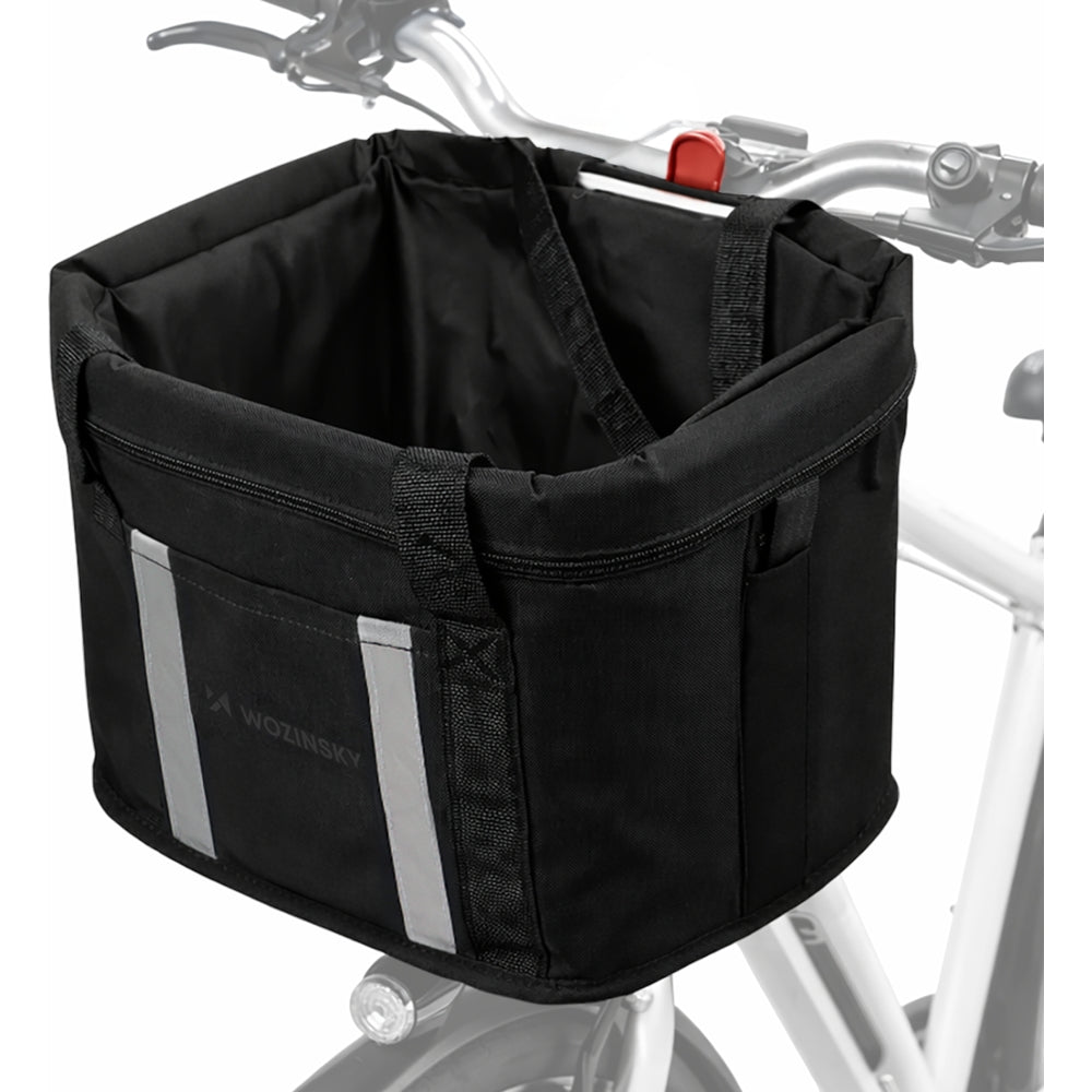 Fahrradkorb aus Stoff Wozinsky WKR-MK, Schwarz