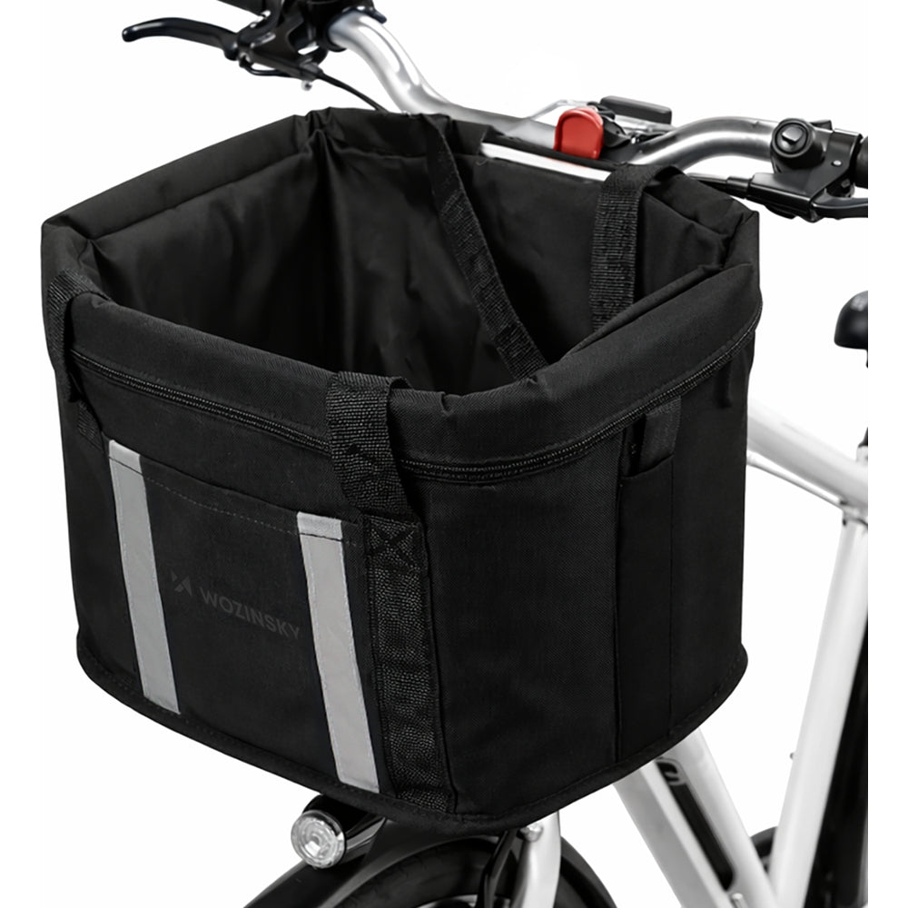 Fahrradkorb aus Stoff Wozinsky WKR-MK, Schwarz