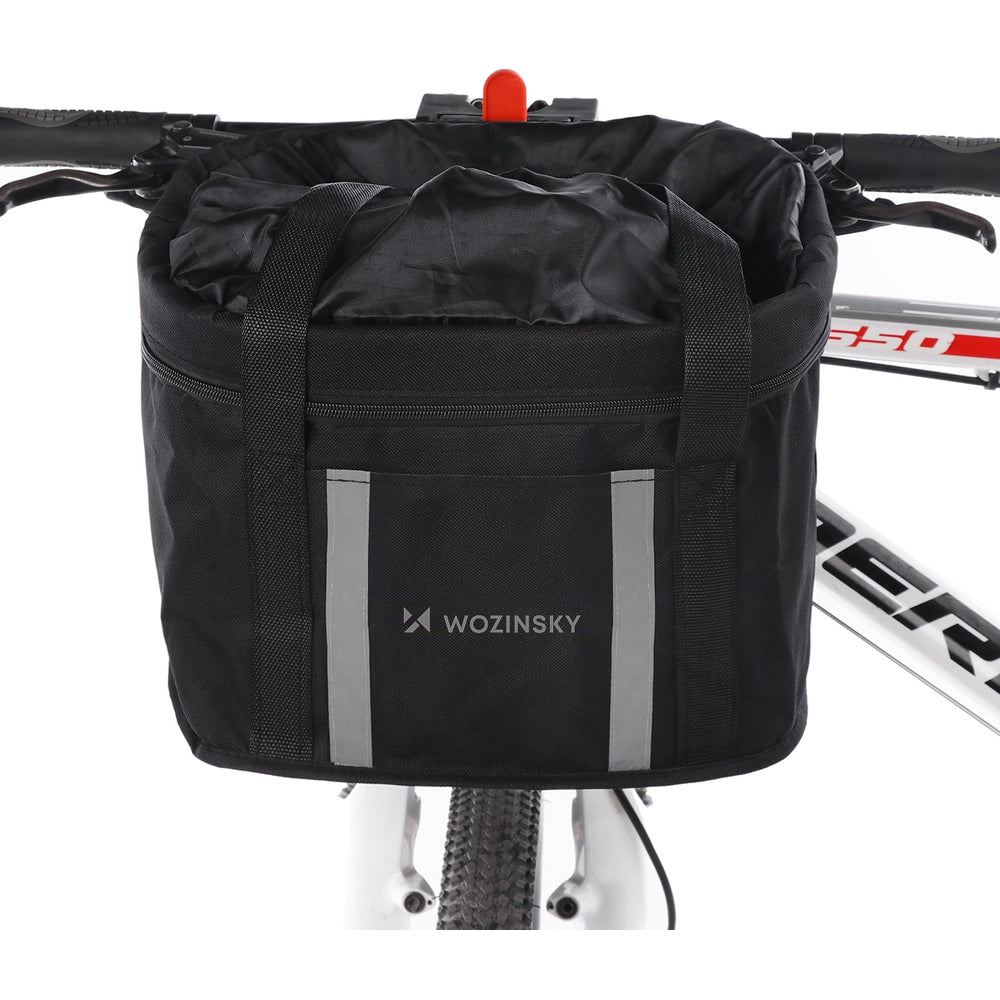 Fahrradkorb aus Stoff Wozinsky WKR-MK, Schwarz