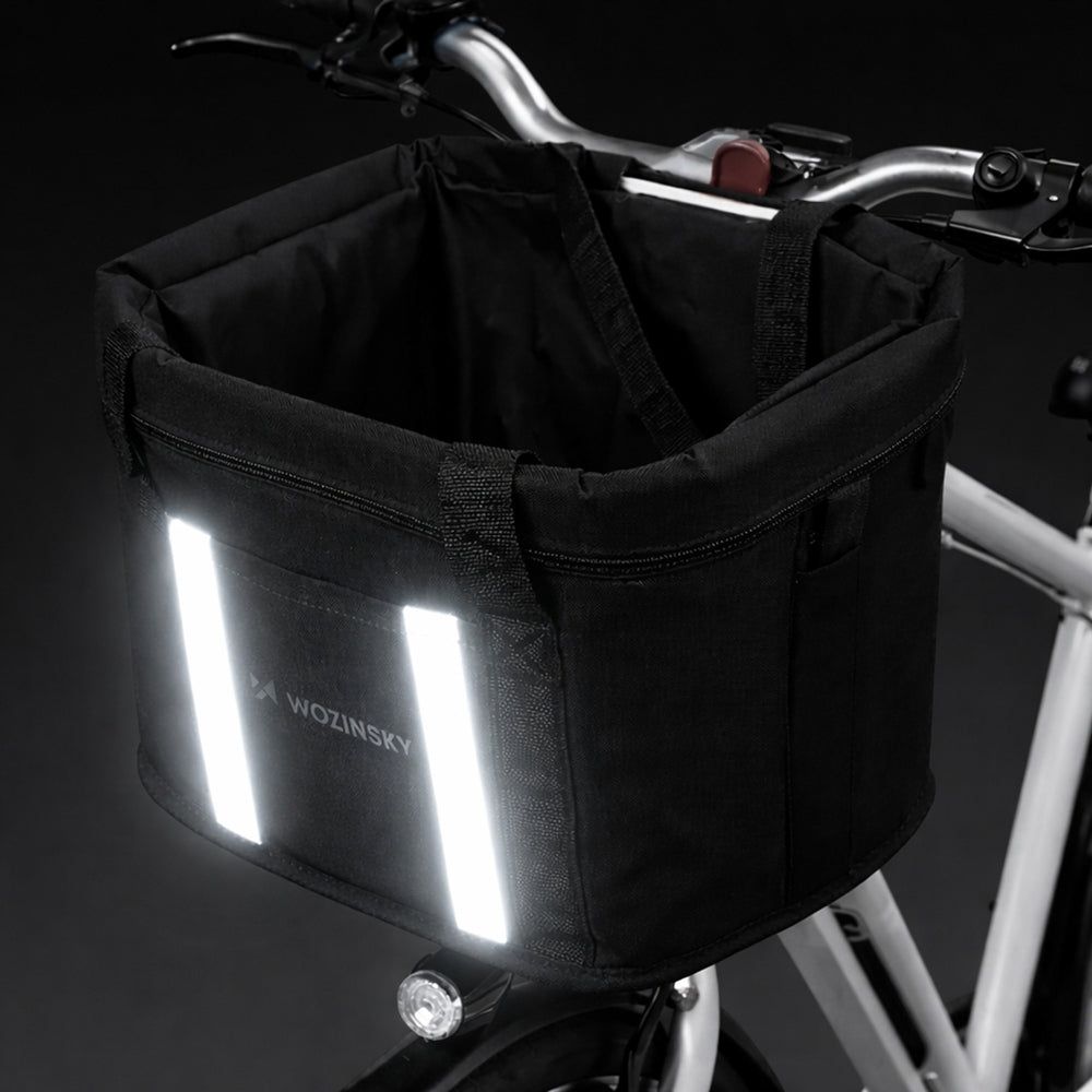 Fahrradkorb aus Stoff Wozinsky WKR-MK, Schwarz