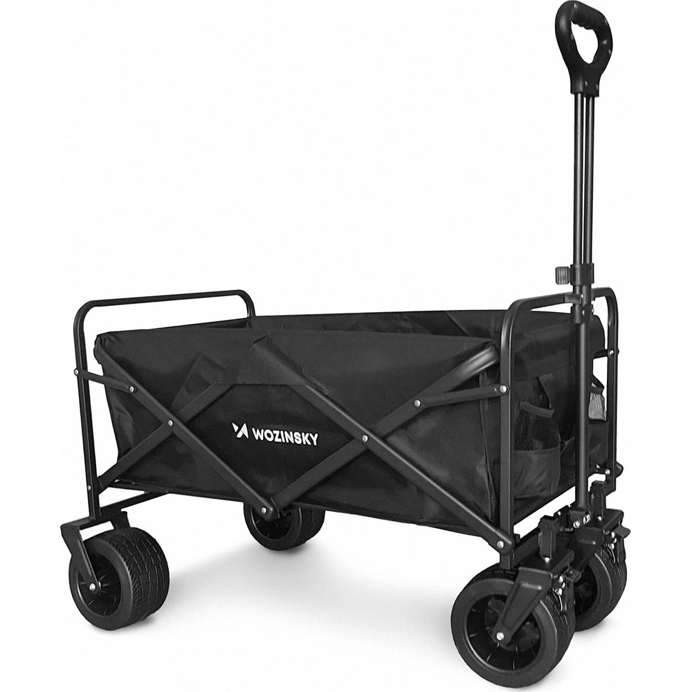 Strand-, Reise- und Gartenwagen Wozinsky WZP-100 mit Sicherheitsnetz, bis 100 kg, Schwarz