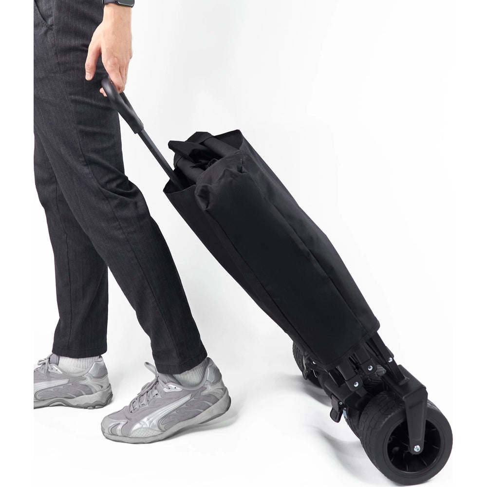 Strand-, Reise- und Gartenwagen Wozinsky WZP-100 mit Sicherheitsnetz, bis 100 kg, Schwarz