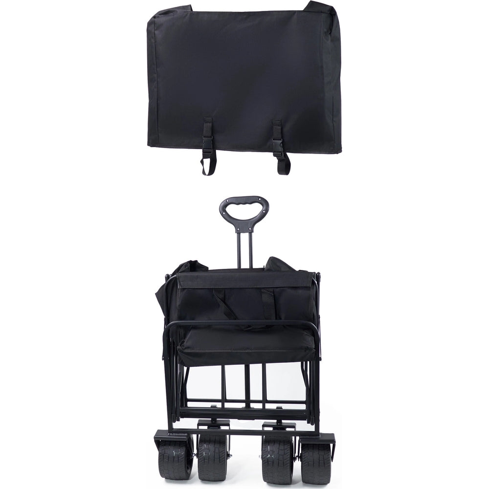 Strand-, Reise- und Gartenwagen Wozinsky WZP-100 mit Sicherheitsnetz, bis 100 kg, Schwarz