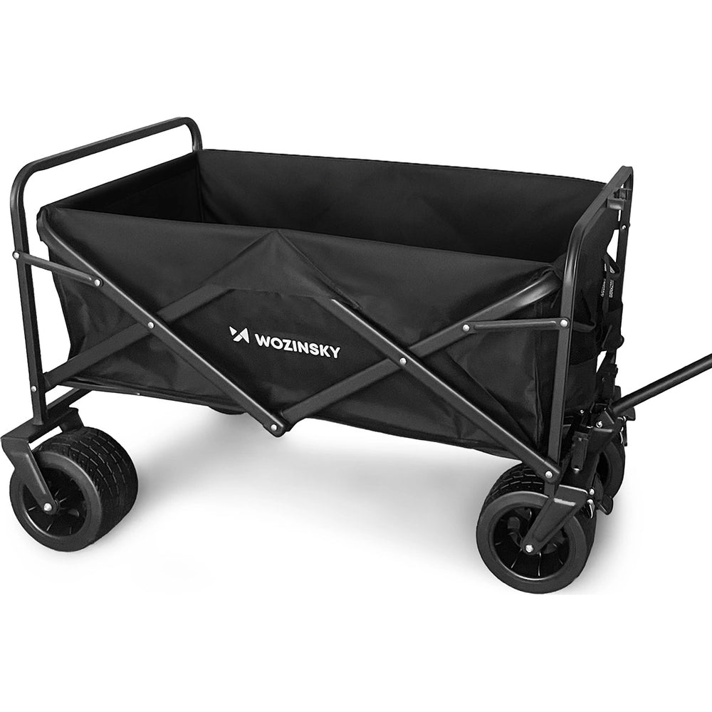 Strand-, Reise- und Gartenwagen Wozinsky WZP-100 mit Sicherheitsnetz, bis 100 kg, Schwarz