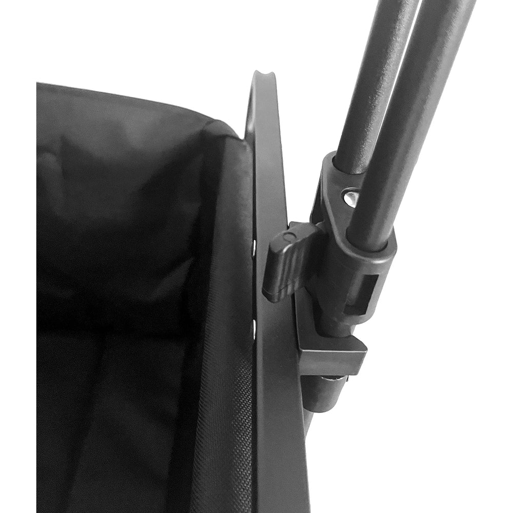 Strand-, Reise- und Gartenwagen Wozinsky WZP-100 mit Sicherheitsnetz, bis 100 kg, Schwarz