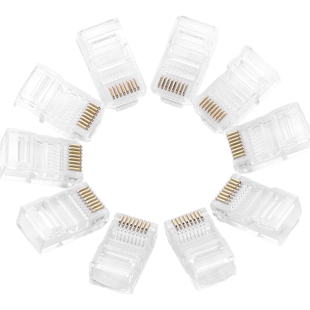 Stecker RJ45, Cat 5 / 5e, Ugreen, 100 Stück, Transparent