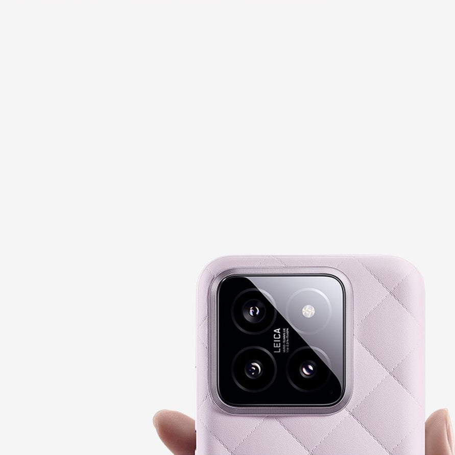 Schutzhülle Xiaomi PU Case mit gurt für Xiaomi 14, violett