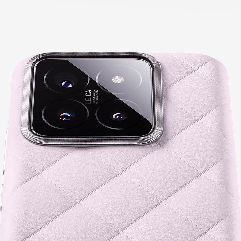 Schutzhülle Xiaomi PU Case mit gurt für Xiaomi 14, violett
