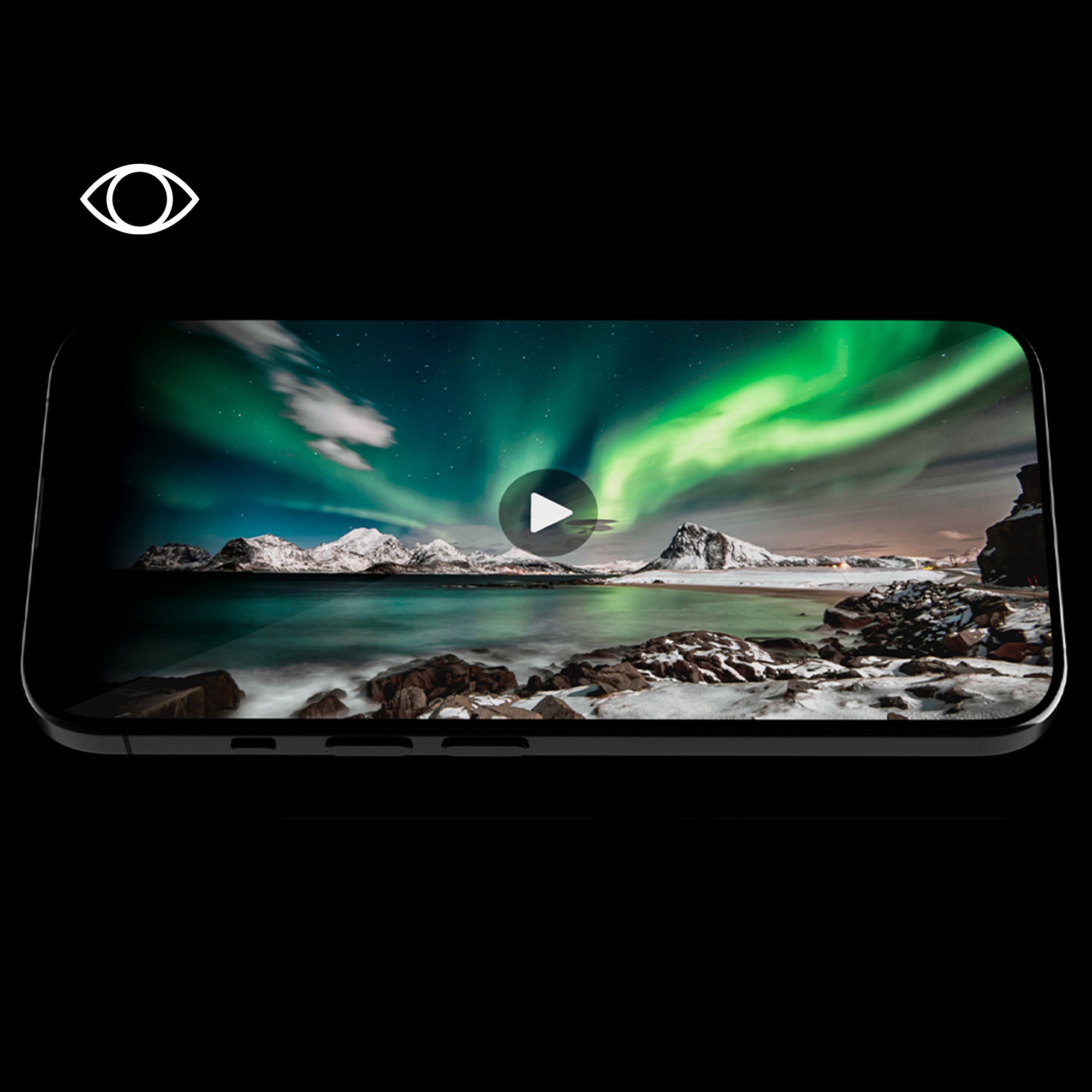 Gehärtetes Glas mit Applikator für iPhone 15 Pro Max, Hammer Glass XPress Protect