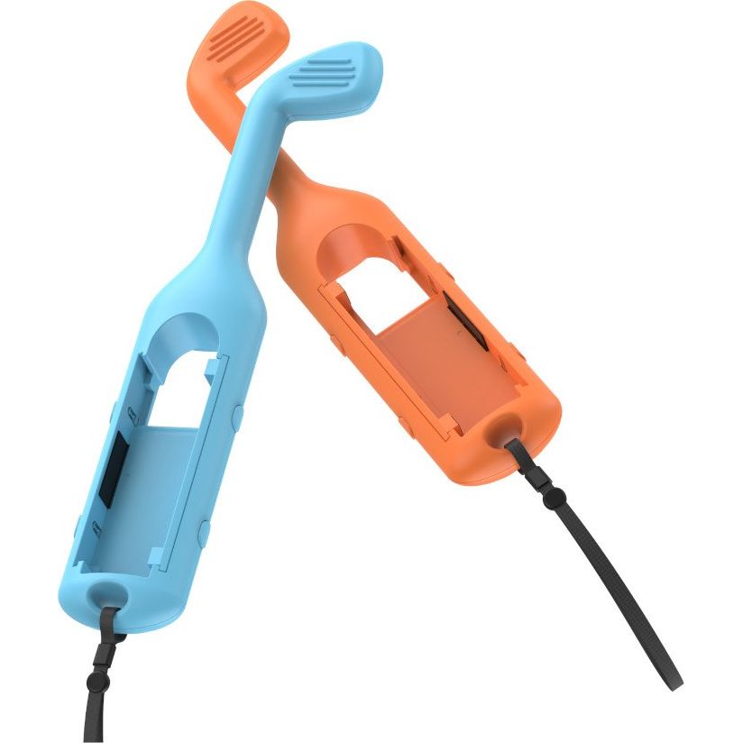 Halterung / Kappen für Joy-Cons für Nintendo Switch 2 / OLED / 1, YAXO Golf Set, 2 Stück, Orange / Blau