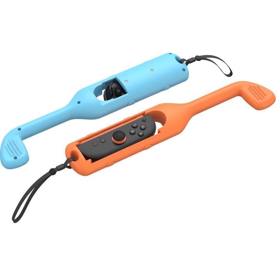 Halterung / Kappen für Joy-Cons für Nintendo Switch 2 / OLED / 1, YAXO Golf Set, 2 Stück, Orange / Blau