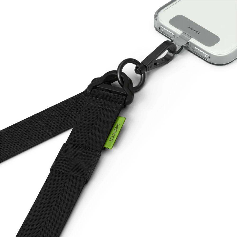 Universelles Multifunktions-Handystrap, YAXO Crossbody Sport Lanyard, Schwarz
