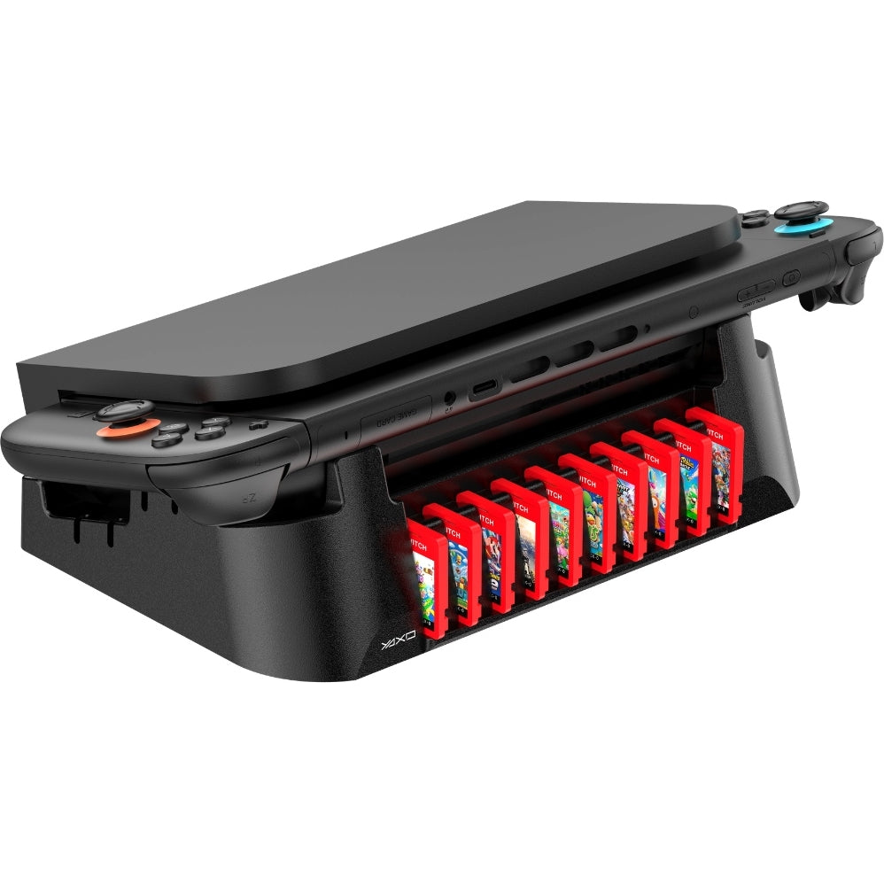 Horizontaler Standfuß YAXO Mikmak für Nintendo Switch / Switch 2, Schwarz (2/9)