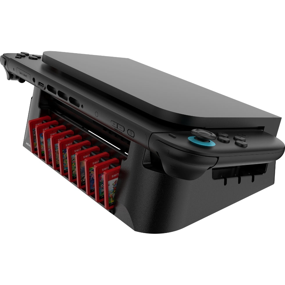 Horizontaler Standfuß YAXO Mikmak für Nintendo Switch / Switch 2, Schwarz (8/9)