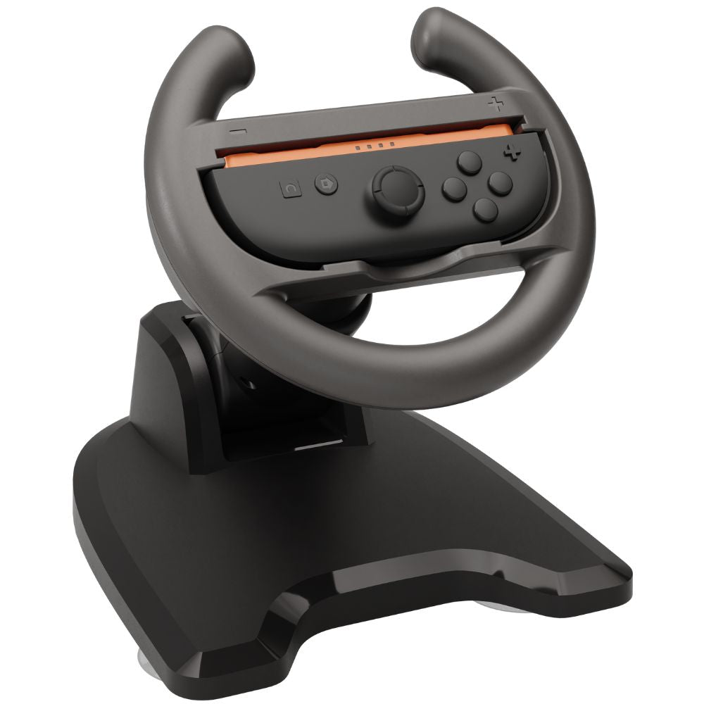 Halterung für Joy-Con für Nintendo Switch 2, YAXO Racing Set, Schwarz