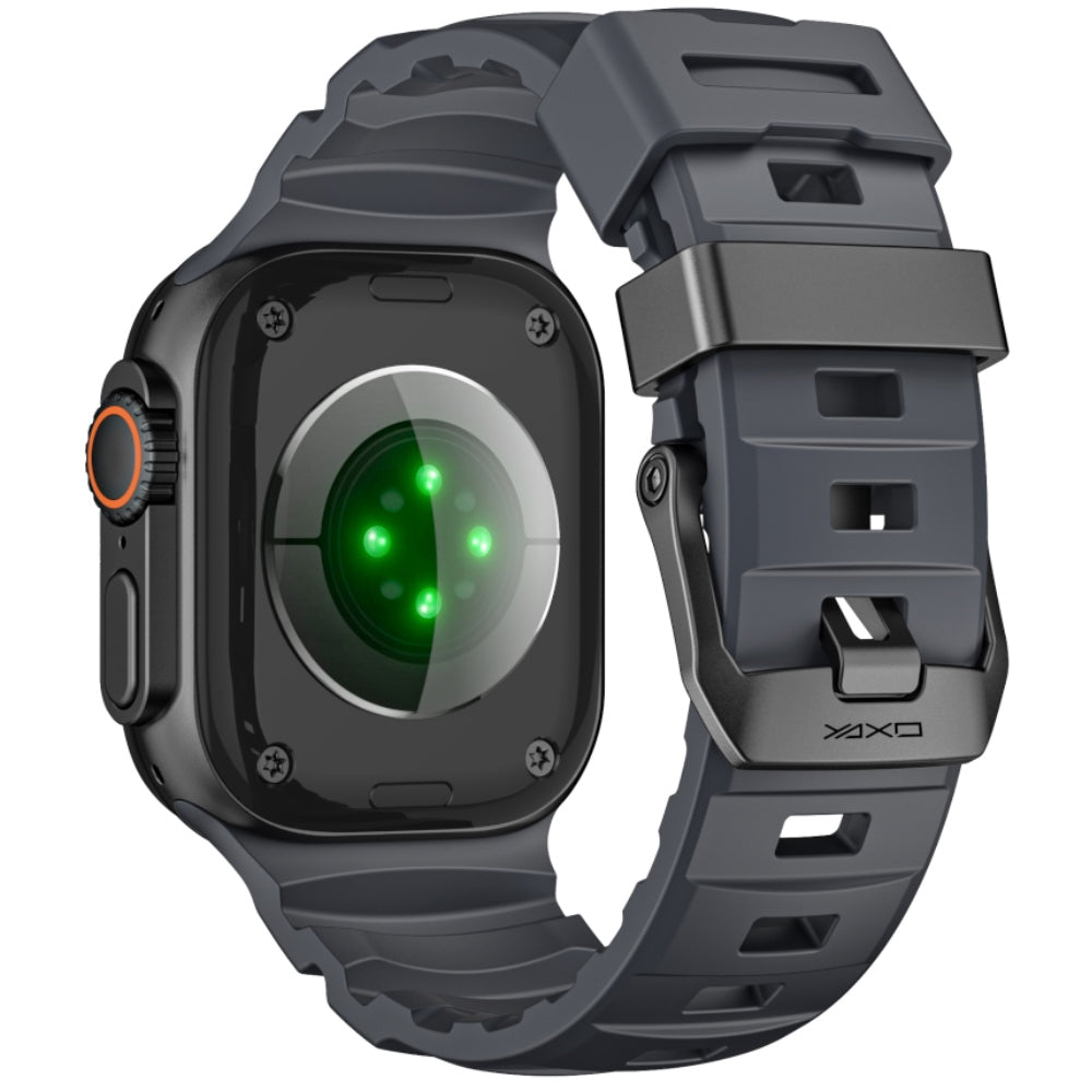 Armband YAXO Rugged Evo Sport Band für Apple Watch 44/45/46/49 mm, schwarz (9/9)