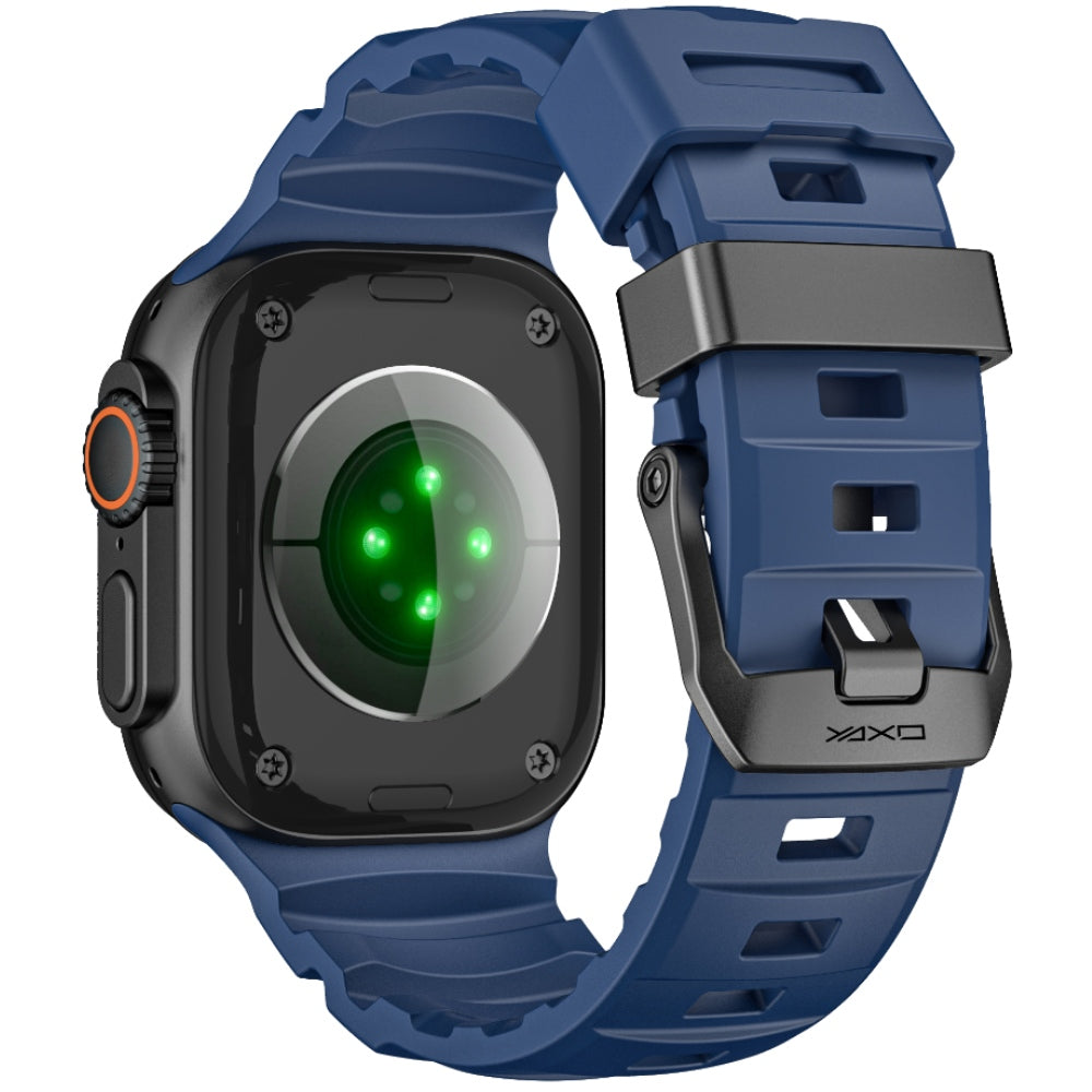 Armband YAXO Rugged Evo Sport Band für Apple Watch 44/45/46/49 mm, dunkelblau (9/9)