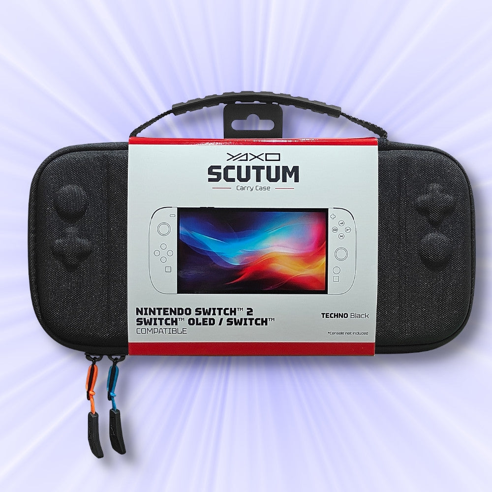 Schutzhülle für Nintendo Switch 2, Yaxo Carry Case, Schwarz