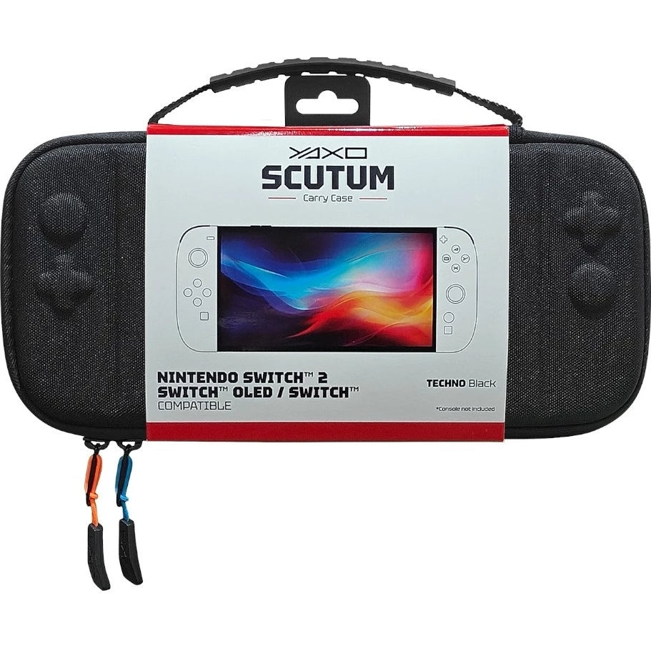 Schutzhülle für Nintendo Switch 2, Yaxo Carry Case, Schwarz