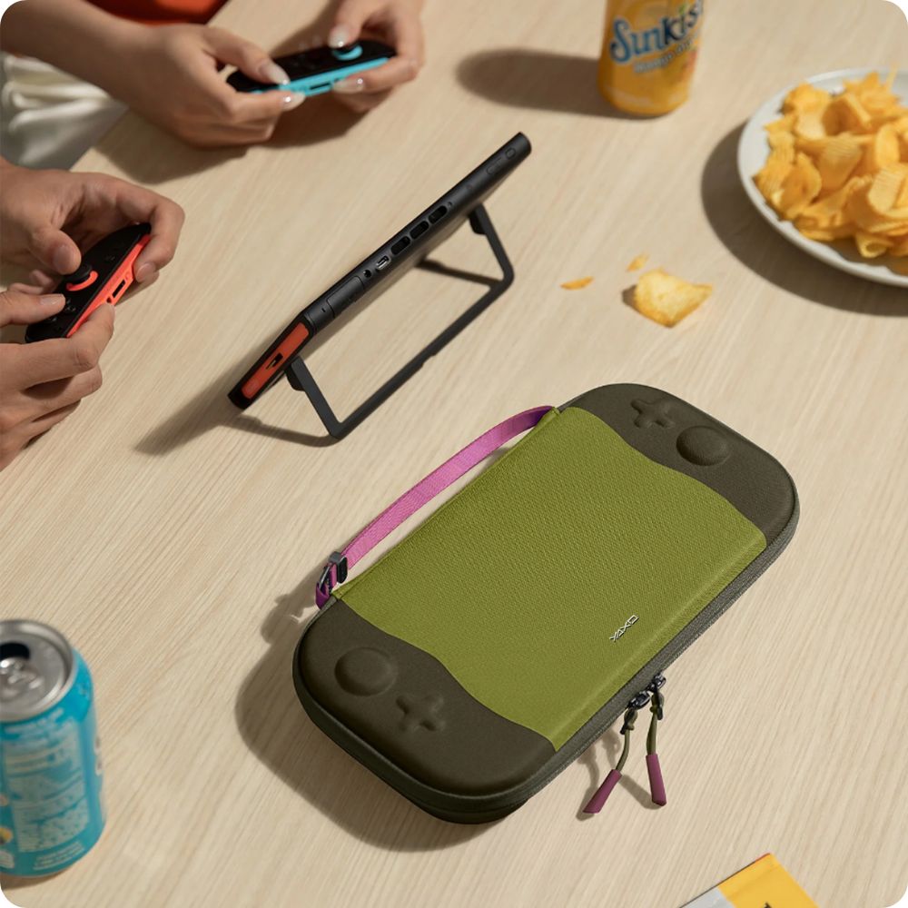 Schutzhülle für Nintendo Switch 2 / 1, YAXO Tahoe Cool Edition, Grün