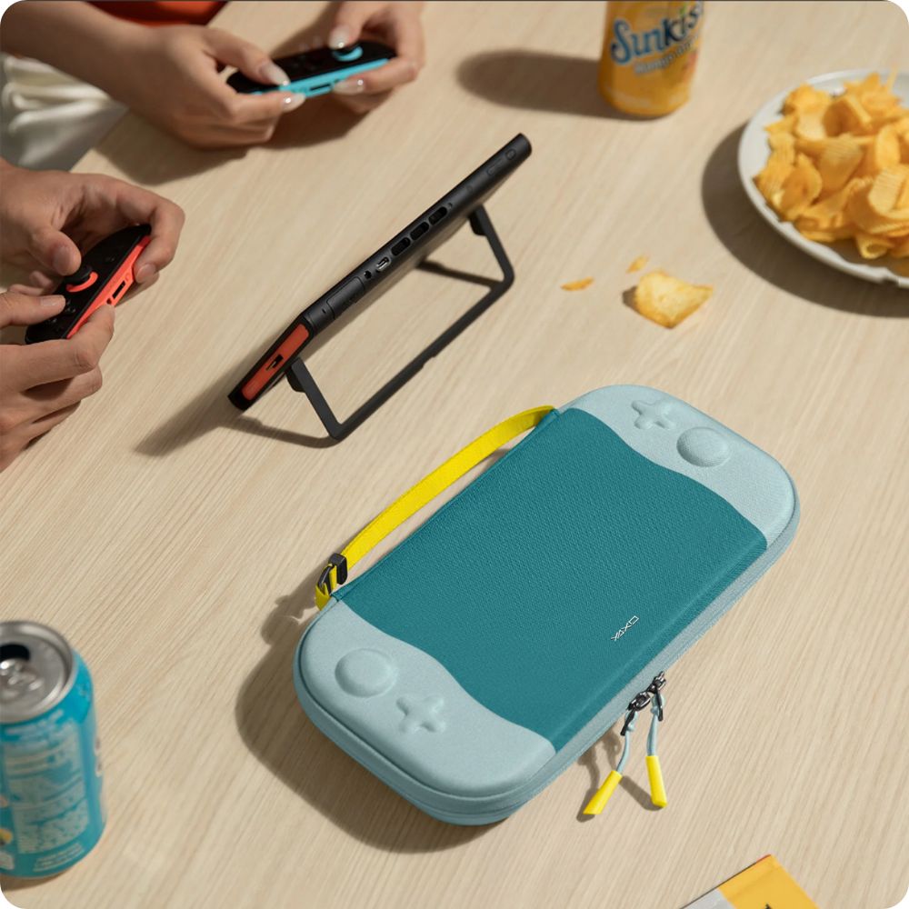 Schutzhülle für Nintendo Switch 2 / 1, YAXO Tahoe Cool Edition, Blau