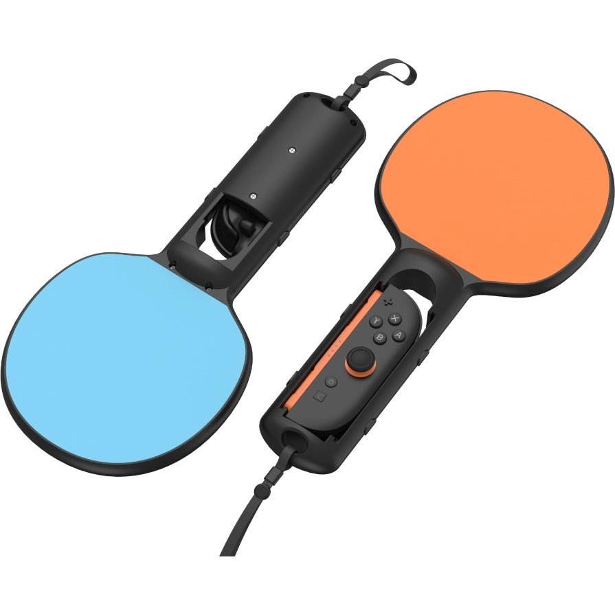 Halterung / Kappen für Joy-Cons für Nintendo Switch 2 / OLED / 1, YAXO Tennis Set, Orange / Blau