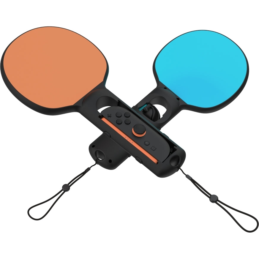 Halterung / Kappen für Joy-Cons für Nintendo Switch 2 / OLED / 1, YAXO Tennis Set, Orange / Blau