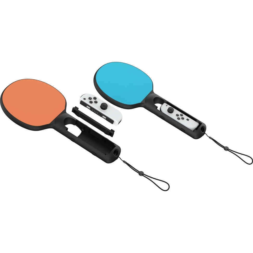 Halterung / Kappen für Joy-Cons für Nintendo Switch 2 / OLED / 1, YAXO Tennis Set, Orange / Blau