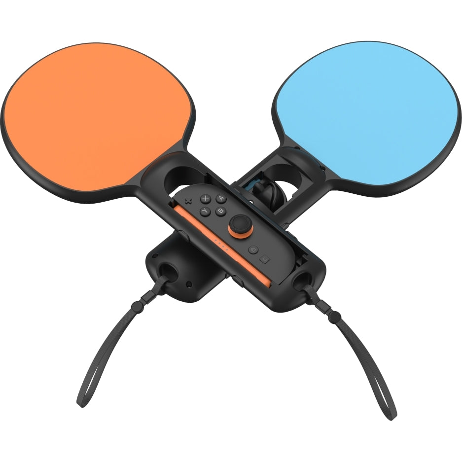Halterung / Kappen für Joy-Cons für Nintendo Switch 2 / OLED / 1, YAXO Tennis Set, Orange / Blau