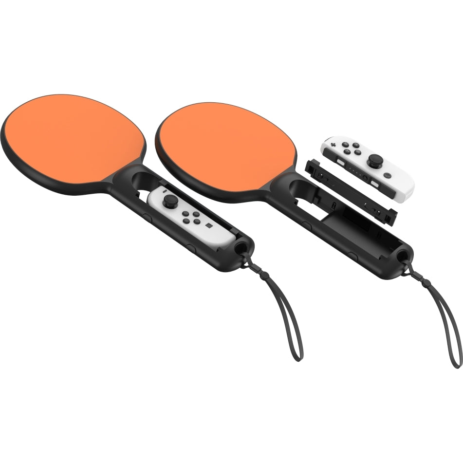 Halterung / Kappen für Joy-Cons für Nintendo Switch 2 / OLED / 1, YAXO Tennis Set, Orange / Blau