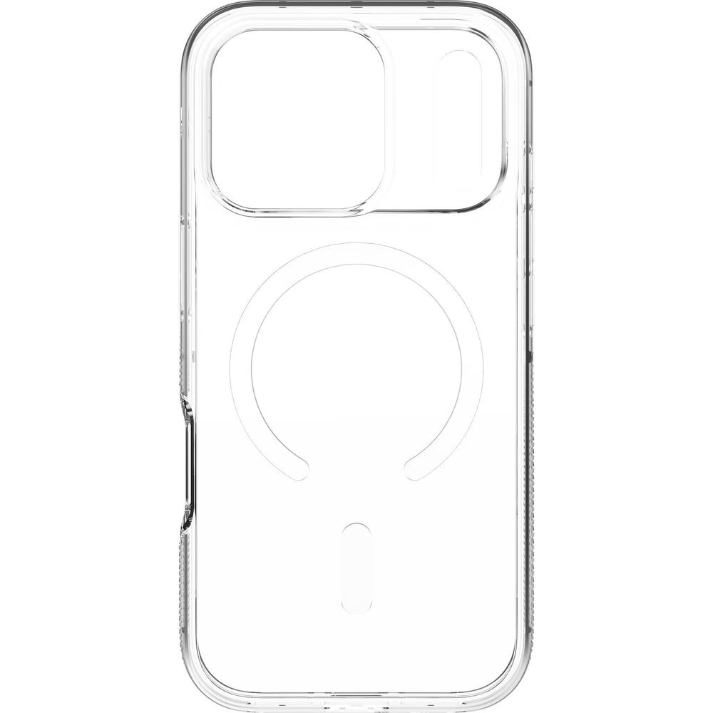 Handyhülle für iPhone 17 Pro, ZAGG Crystal Palace Snap 2 mit MagSafe, Transparent und Weiß