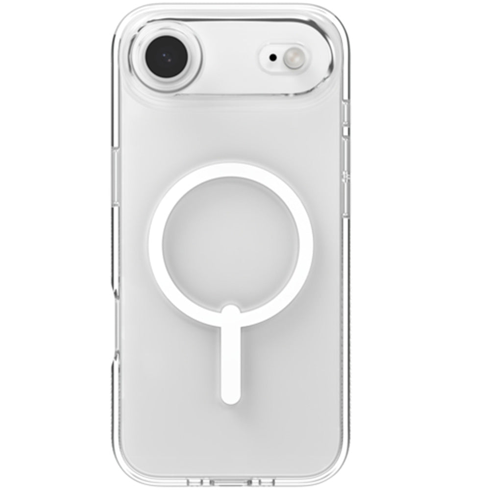 Handyhülle für iPhone Air, ZAGG Crystal Palace Snap mit MagSafe, Transparent und Weiß