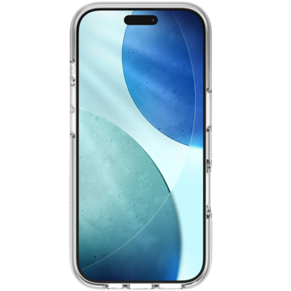 Handyhülle für iPhone 17, ZAGG Crystal Palace Snap mit MagSafe, Transparent und Weiß