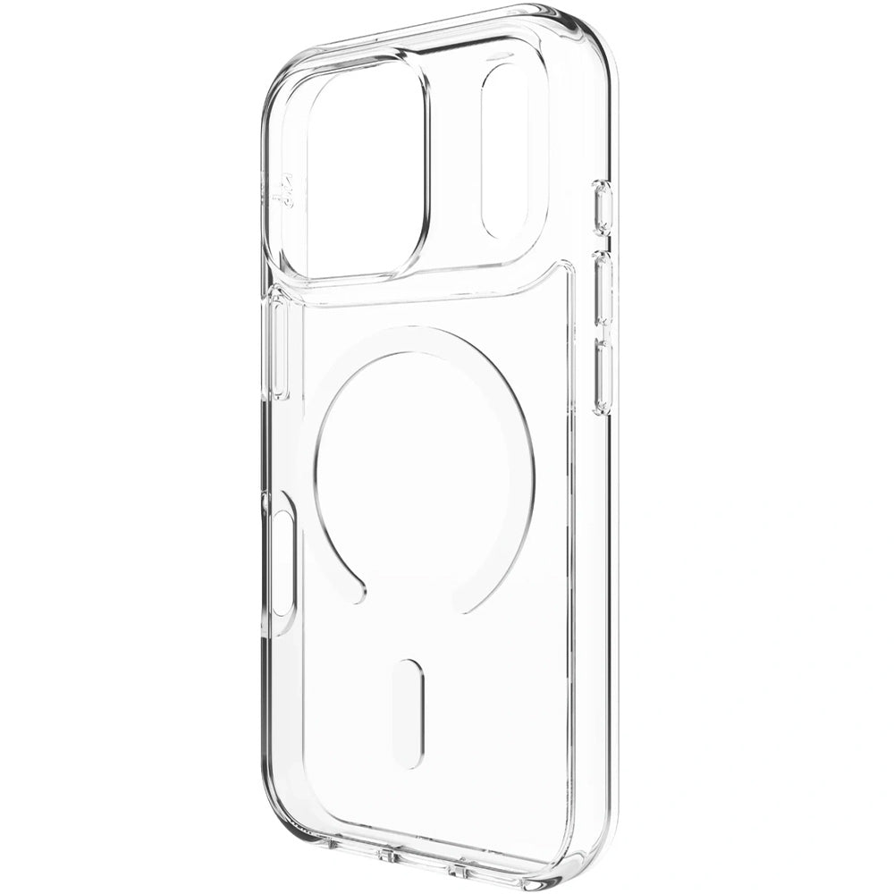 Handyhülle für iPhone 18 Pro / 17 Pro, ZAGG Crystal Palace Snap Lite mit MagSafe, Transparent-Weiß (8/12)