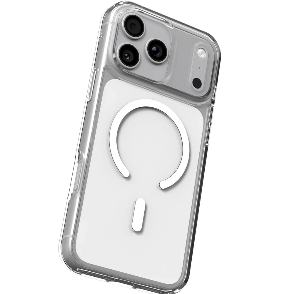 Handyhülle für iPhone 18 Pro Max / 17 Pro Max, ZAGG Crystal Palace Snap Lite mit MagSafe, Transparent-Weiß (9/12)