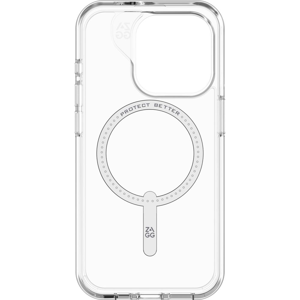 Schutzhülle Gear4 Zagg Crystal Palace Snap Kickstand für iPhone 15 Pro, Transparent