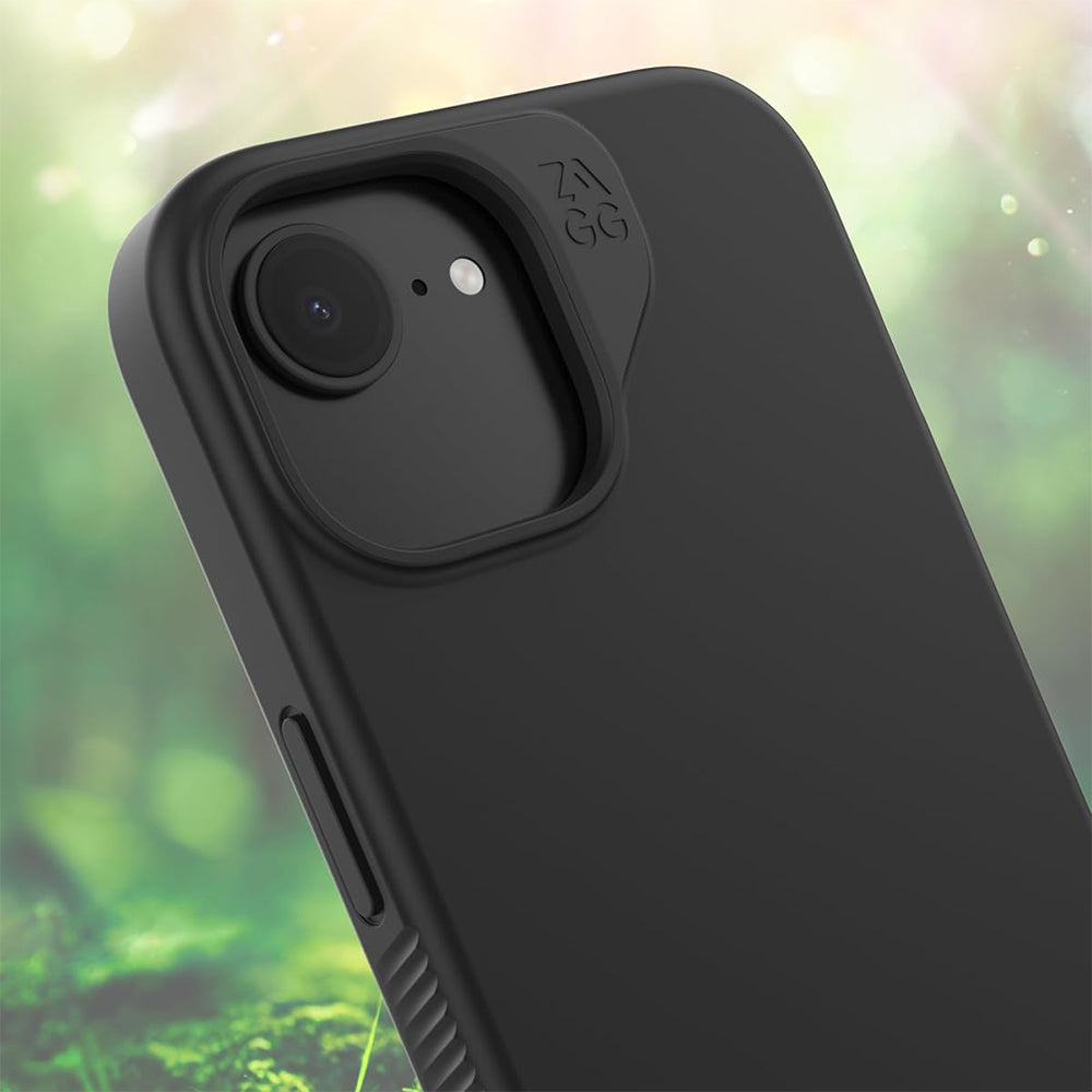 Handyhülle für iPhone 17e / 16e / 15 / 14 / 13 mit MagSafe, Zagg Milan Snap, Schwarz